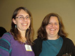 Me with Charlotte of Charlotte's Library