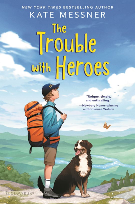 Cover of The Trouble with Heroes by Kate Messner