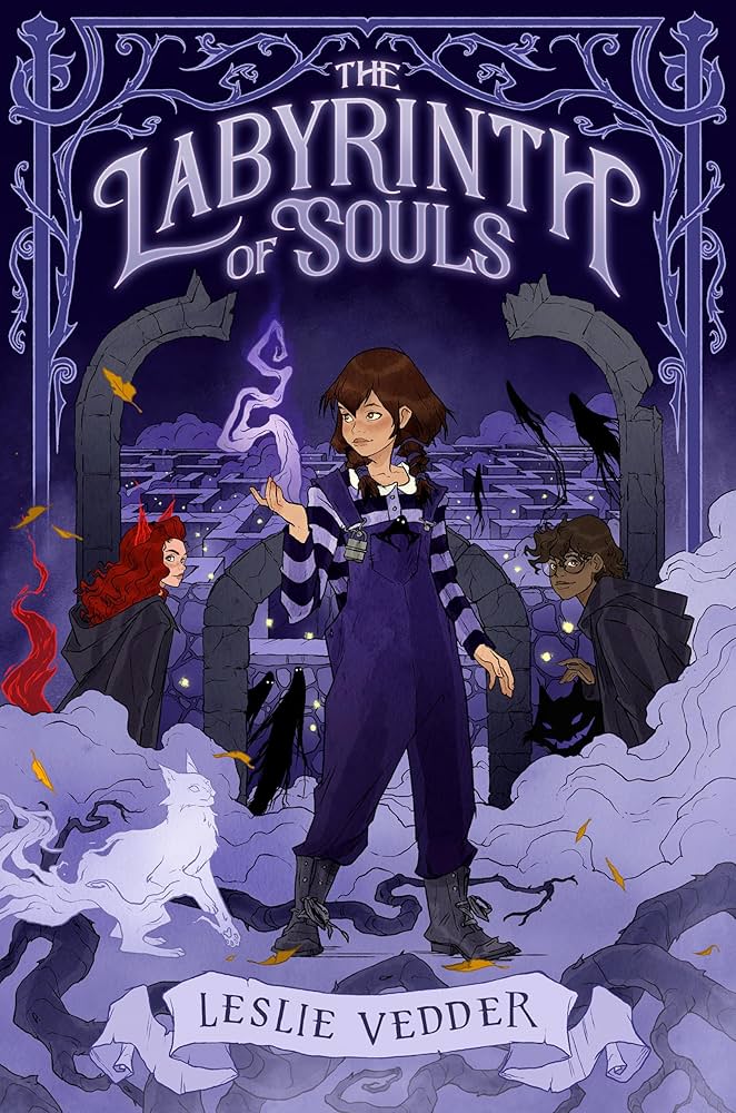 Cover of Labyrinth of Souls by Lesley Vedder. Illustrated by Abigail Larson.
